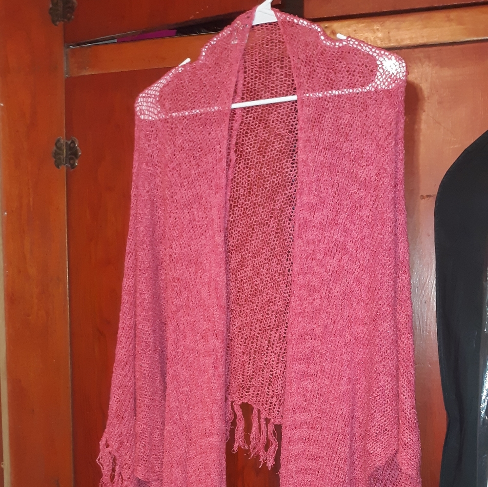 Cold Water Creek Fringe Cape